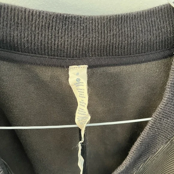 Lululemon Mula Bundle Wrap Black Jacket Yoga Wear Light Coat Cardigan size 8 - Picture 11 of 16